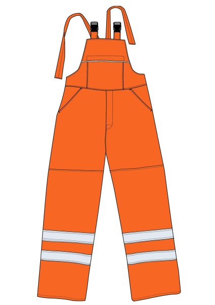 2ogrodniczki pomaranczowe p