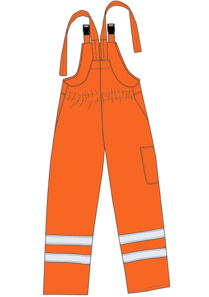 2ogrodniczki pomaranczowe t